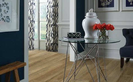 vinyl flooring in living room